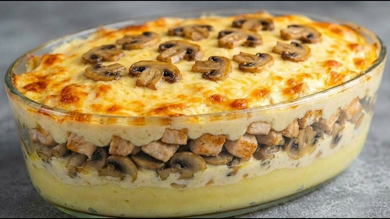 Omas Kartoffelauflauf, das beste deutsche Pilzrezept!