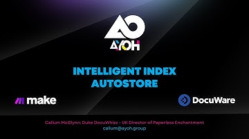 Auto-Store Green Intelligent Index Documents | DocuWare & Make.com (Integromat) TUTORIAL