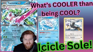 TSAREENA ex and VANILLUXE Have Soles of Ice | Scarlet & Violet | Paradox Rift | PTCG Live | Pokémon