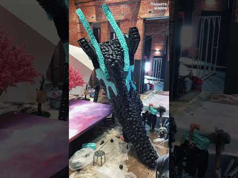 АНИМЕ ИЗ ШАРОВ #воздушныешары #шары #diy #ballonart #balloondecoration #творчество #шарики