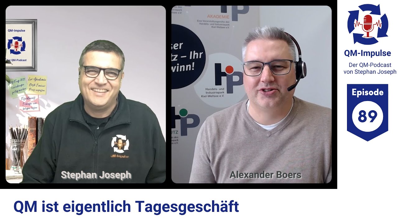 89 QM ist eigentlich Tagesgeschäft – Gast: Alexander Boers