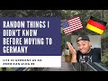 "Random things I did not know before moving to Germany" Life in Germany as an American 2021