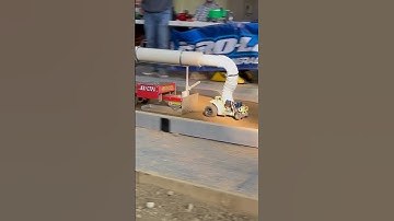 Nitro RC tractor pulling | Full Pull with a mini modified
