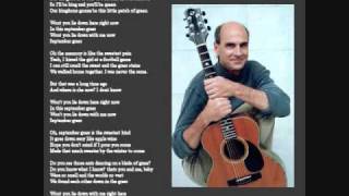 Video thumbnail of "James Taylor - September Grass"