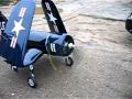 Moki-250  tests on Composite-ARF Corsair F4U  (1)