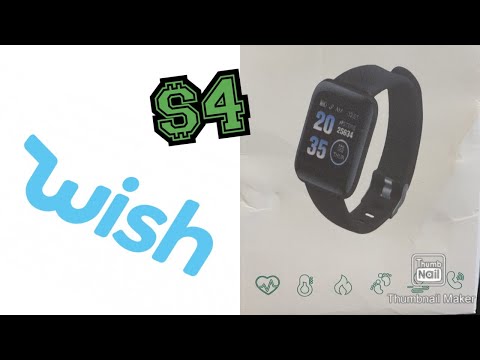 $4 Smart Watch from Wish - Unboxing- Basic Review | Features