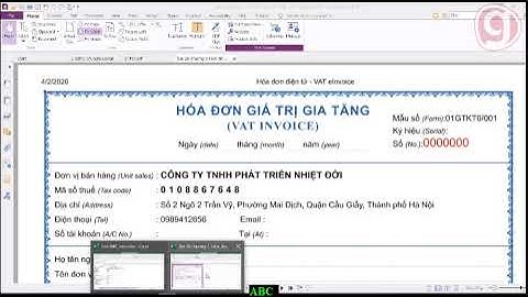 Hóa đơn giá trị gia tăng tiếng anh vat tax năm 2024