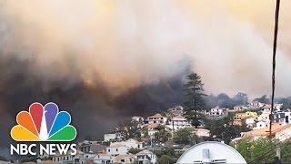 Deadly Wildfire Rages Across Portugal's Madeira Islands | NBC News
