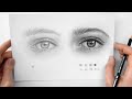 How to draw a realistic eye and Why Values are Important