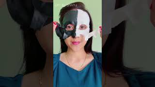Charcoal Sheet Mask Vs Vitamin C Sheet Mask  Which Is The Best youtubeshorts sheetmask