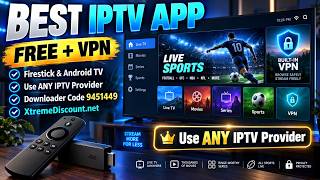 BEST IPTV App 2026 🔥 FREE TiviMate-Based Player + VPN — Use ANY IPTV Provider screenshot 3