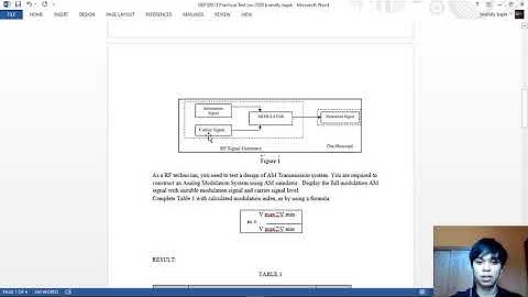 Practical Test 1 Communication Systems Fundamantal