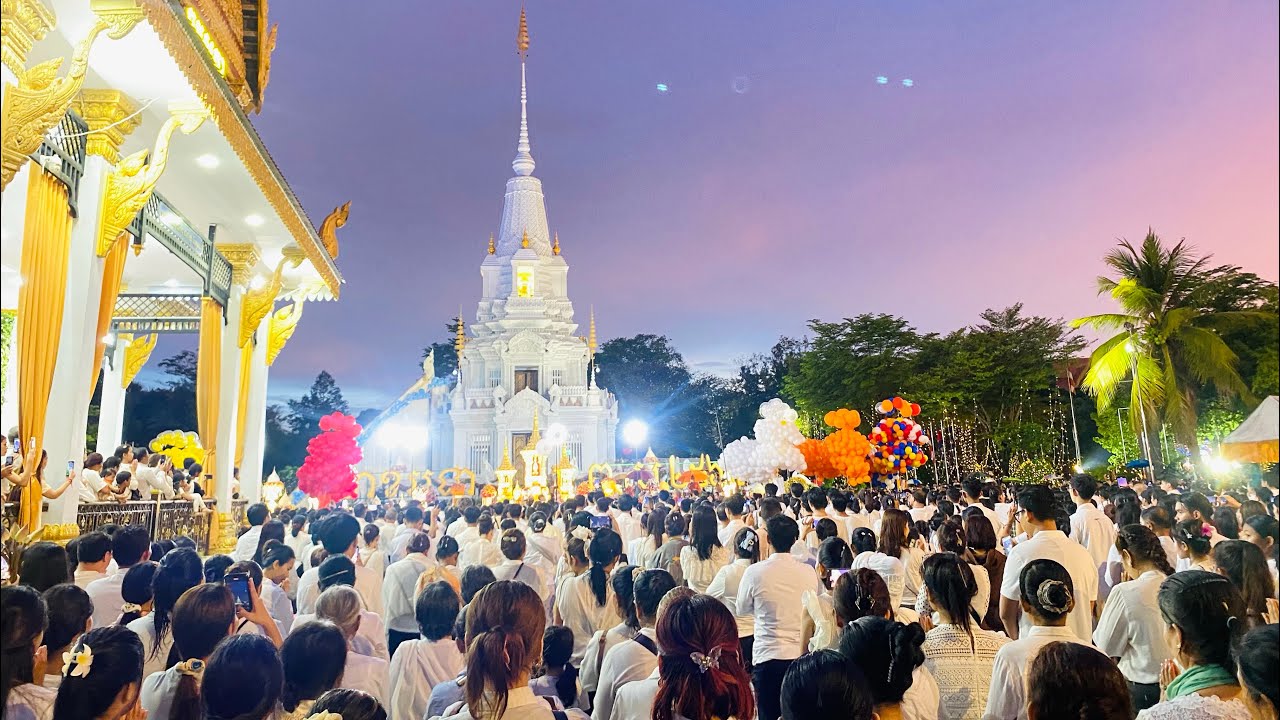 Cambodia honors Buddha with Visak Bochea Day ( Visak Day )2024 in Phnom Penh, Wat Kol Tor Teng