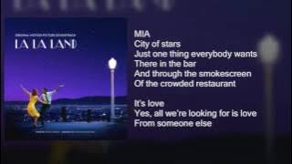 La La Land - City of Stars DUET - Lyrics