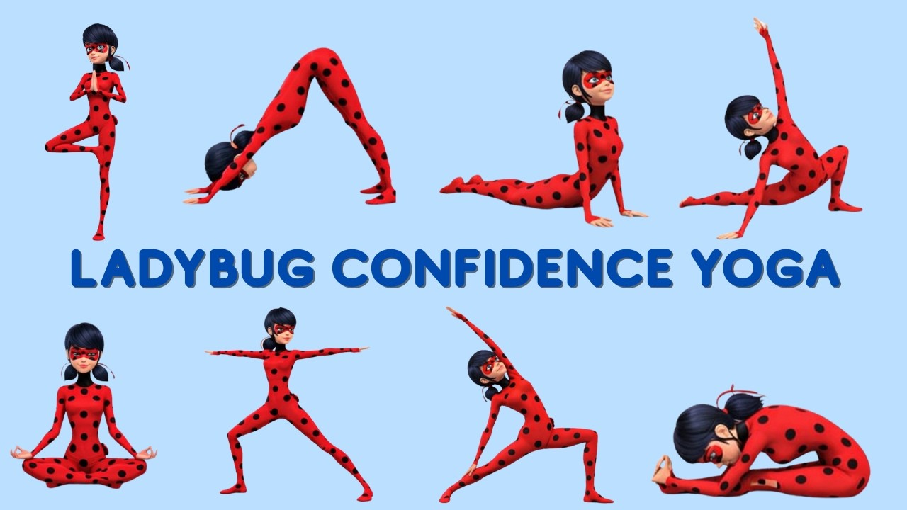 Confidence & Mindfulness Yoga for Kids 🧘‍♀️ | Kids Yoga with Ladybug 🐞