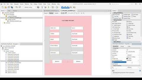 Tugas UAS algoritma dan pemograman program aplikasi laudry menggunakan aplikasi Java/ netbeans