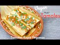 Vegan tamales rojos | made with oil