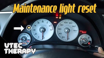 How to Reset Maintenance Light on a Acura RSX Type s