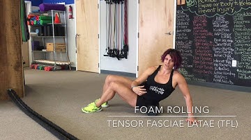 How To Foam Roll TFL Tensor Fasciae Latae(SMR Technique) Self Myofascial Release