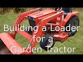 Building a Loader for a Garden Tractor  - Phase 1: Rebuilding the Front Axle