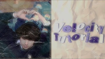 Smooth Velocity Tutorial | Videostar tutorial |