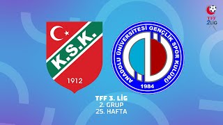 TFF 3. Lig 2. Grup | Karşıyaka - Anadolu Üniversitesi