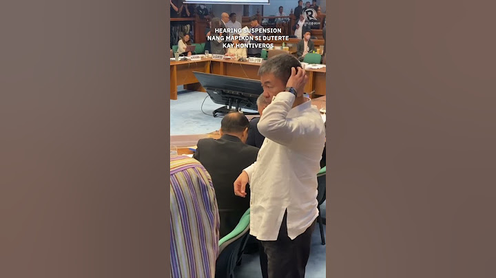 Hearing suspension matapos mapikon si Duterte kay Hontiveros