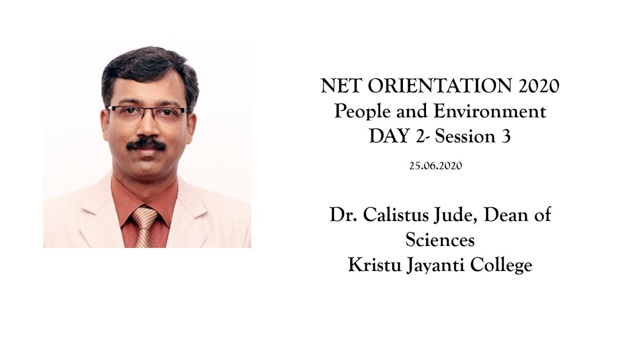 NET Orientation  Day 2 Session 3