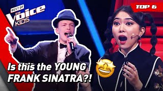 Celebrity The most MAGNIFICENT covers of the LEGEND FRANK SINATRA 🤵 in The Voice Kids! | Top 6 Net Worth