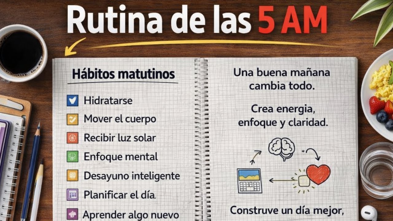 Los Hábitos Matutinos PERFECTOS Que Cambiarán Tu Vida en 2026 (Respaldados por la Ciencia)