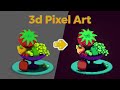 Fruit Bowl Render | Pixel Art Render Pipeline