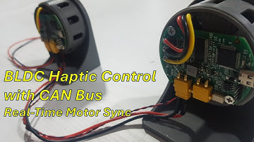 BLDC Haptic Control with CAN Bus | Real-Time Motor Sync