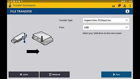 Earthworks - Import files to Machine from USB