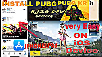 || How To Download PUBG Mobile KR Version on iOS device || install PUBG Korean on iPhone/iPad easily