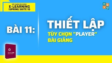 Hướng dẫn tùy chỉnh giao diện trình phát bài giảng trên iSpring