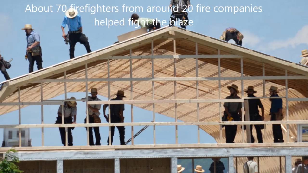 amish barn raising youtube