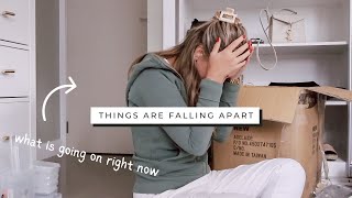 Things are falling apart! | VLOG Productive Day