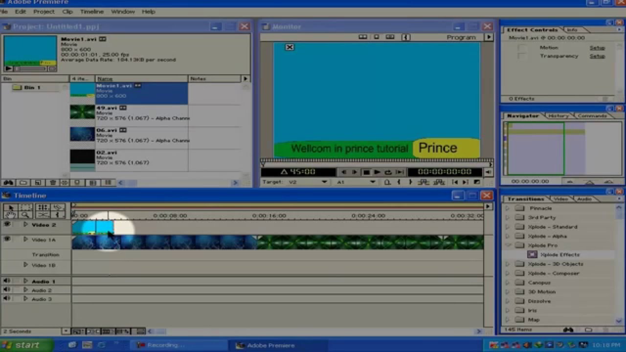 Adobe Premiere 6.5 Tutorials Pdf