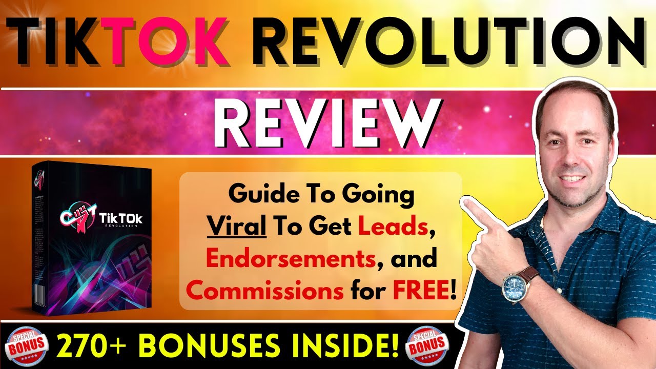 TikTok Revolution Review 🔥See How To Go Viral On TikTok, Get Leads, and Commissions