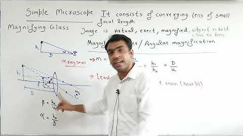 OPTICAL INSTRUMENT Lecture 1 MICROSCOPE