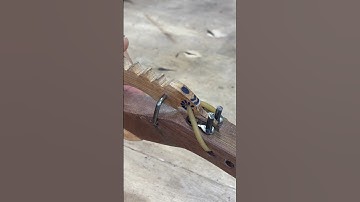 Handmade a simple trigger mechanism # Craft idea # simple but sturdy