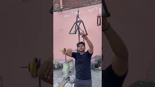 Heavy weight back workout #shorts