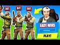 EASY Fortnite Wins...