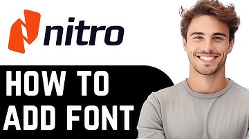 How To Add Font in Nitro PDF | Step-by-Step Tutorial