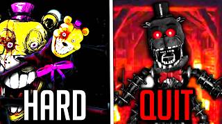 I Played FNAF But Every Boss Fight Gets HARDER
