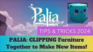 palia clipping furniture together to make new items for your plot/house, things no one else has!