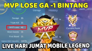 🔴 LIVE PUSH RANK MYTHIC   MVP LOSE GA -1 BINTANG = MYTHIC IMMORTAL❗SOLO MABAR LIVE MOBILE LEGENDS