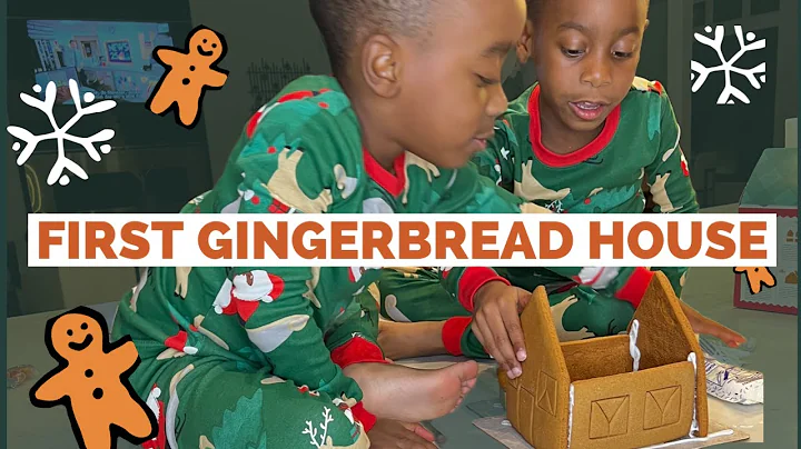 Letting My Twins Build Their First Gingerbread Hou...