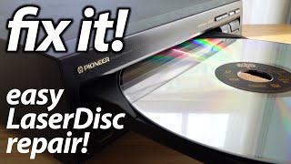 laserdisc repaired: how to fix a tray that won't eject or load