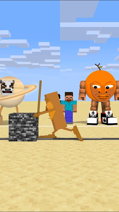 HELP Herobrine To Win The Who Can Stop Bedrock #friendship #shorts #trending #anime